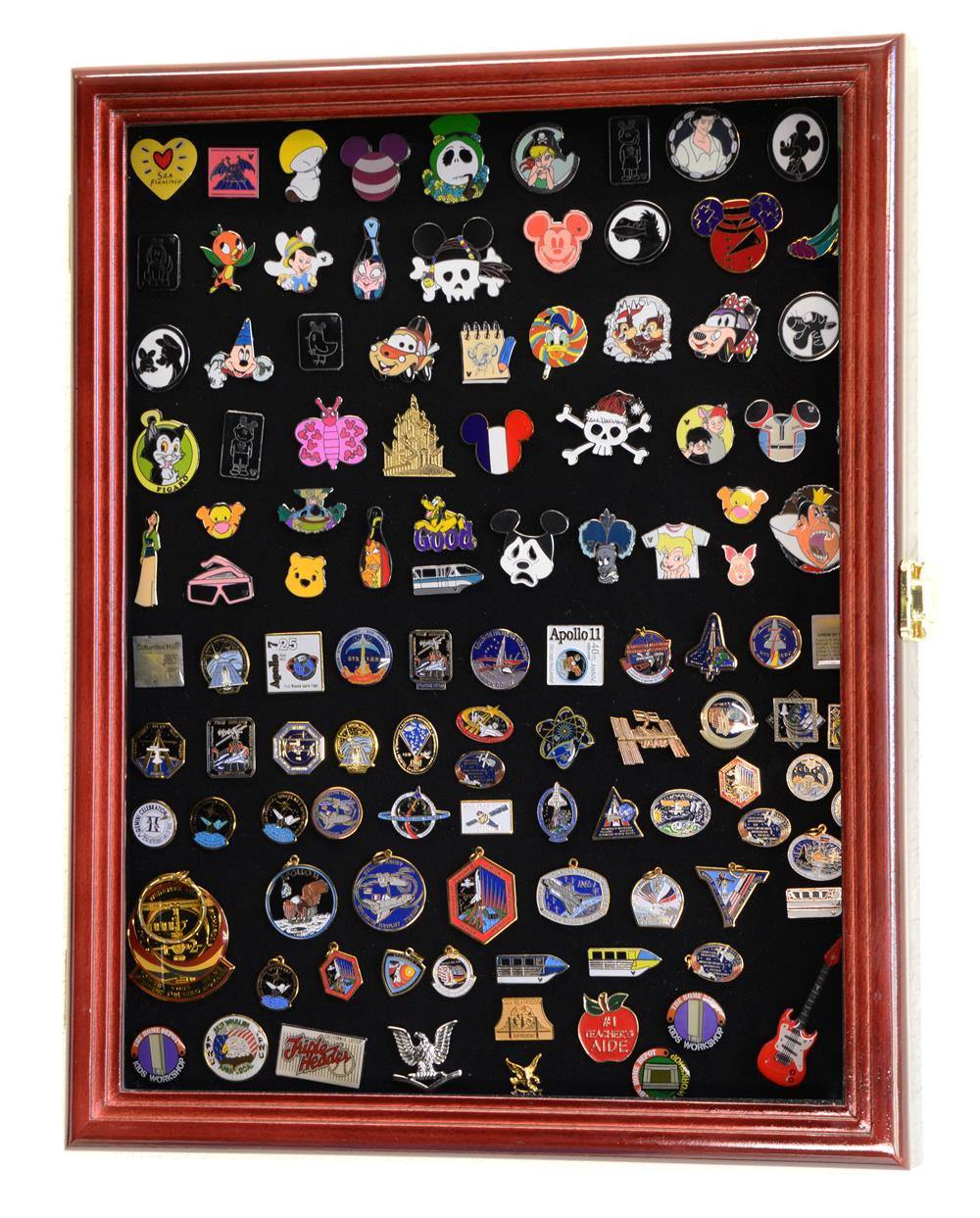 Wholesale FINGERINSPIRE Pin Collection Display Frame Wood Black Box Frame  Display Case with Felt Mat 8x6x1.3 inch Military Medal Display Frame  Cabinet Brooch Collection Display Case for Photos Medals Awards 