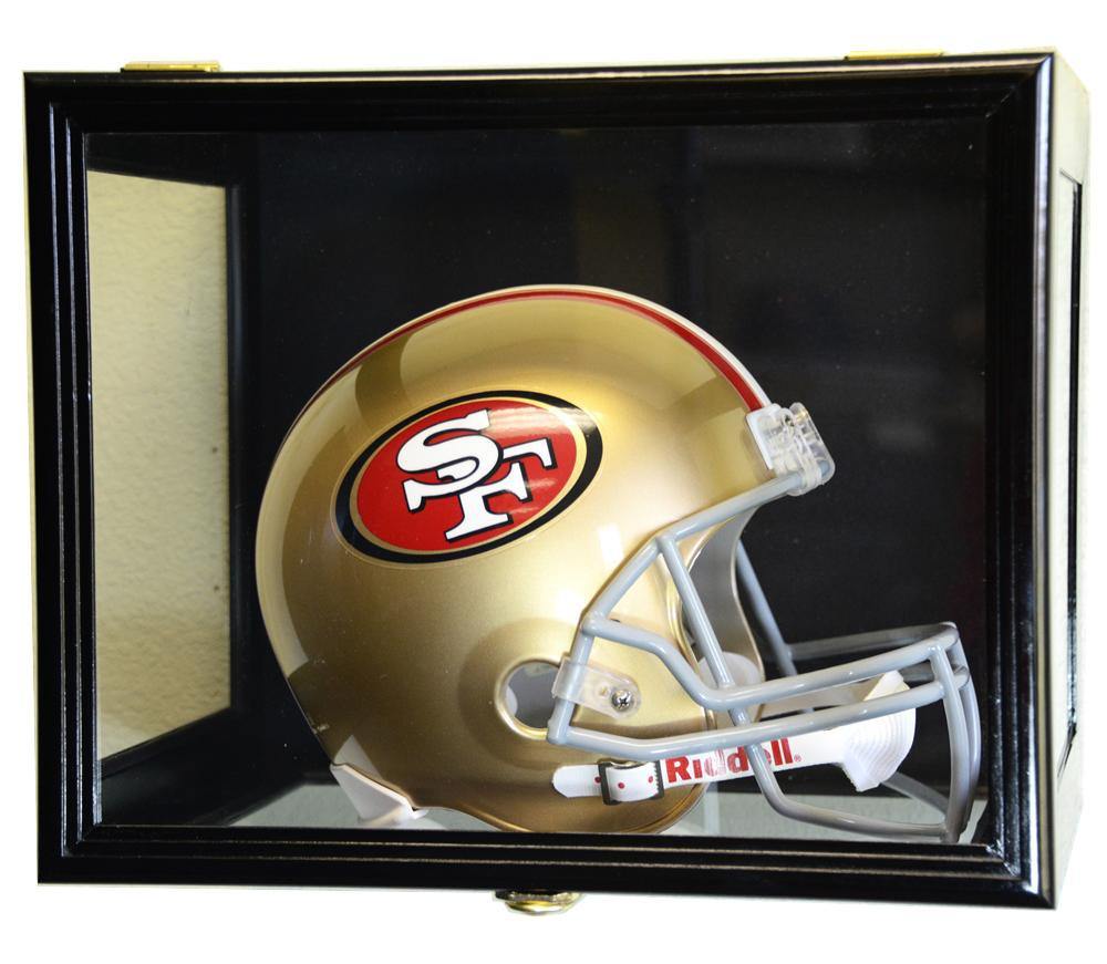 Full Size Football Helmet Display Case with Mirror