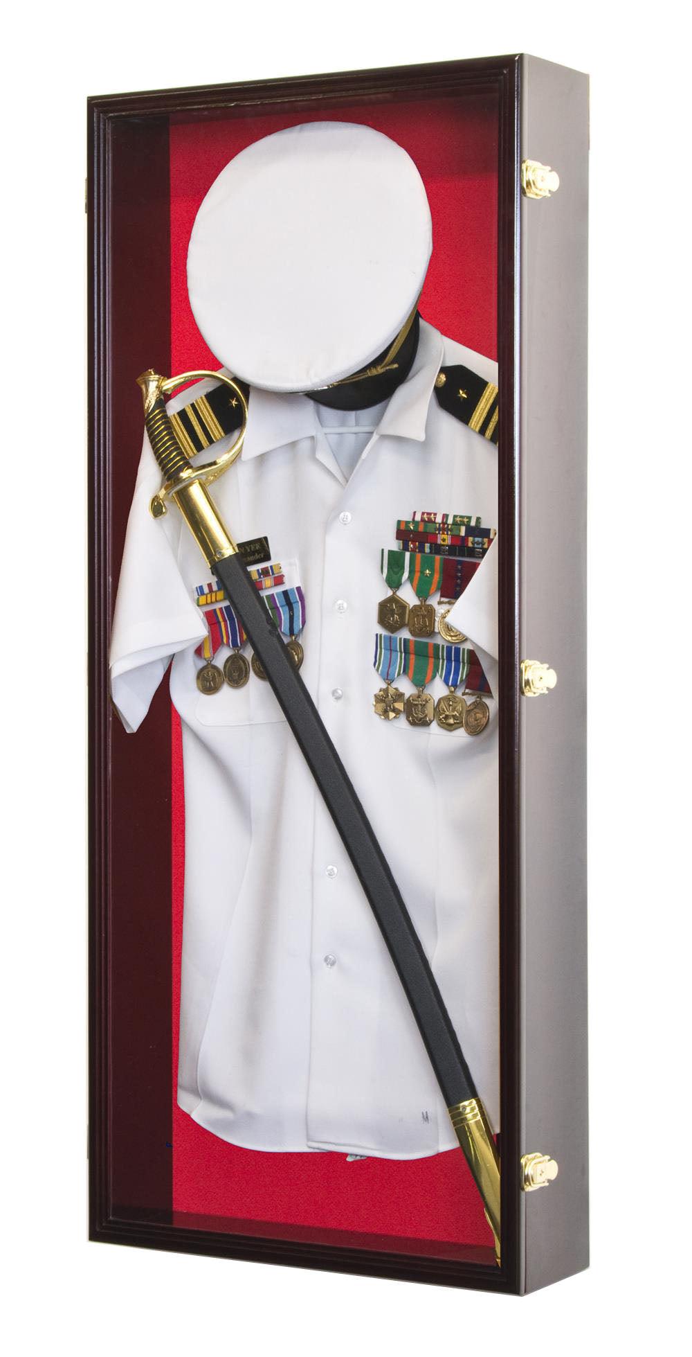 Deep Shadow Box Medal and Patch Display Case