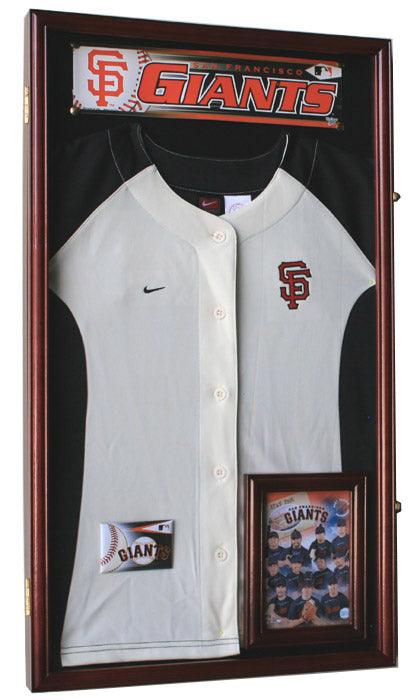 Small Jersey, T-shirt, or Uniform Frame Display Case Cabinet