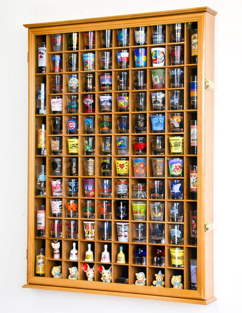 31 Shot Glass Display Case Cabinet