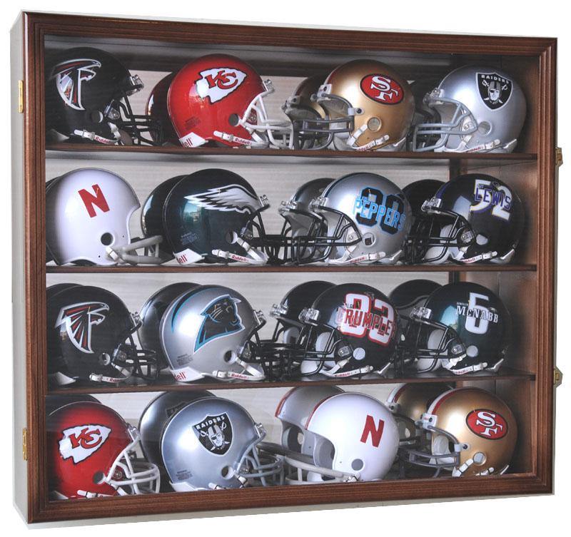 16MFH Mini Football Helmet Display Case