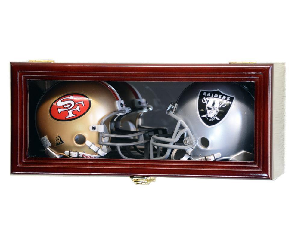 DisplayGifts Pocket Pro Mini Football Helmet Display Case Cabinet