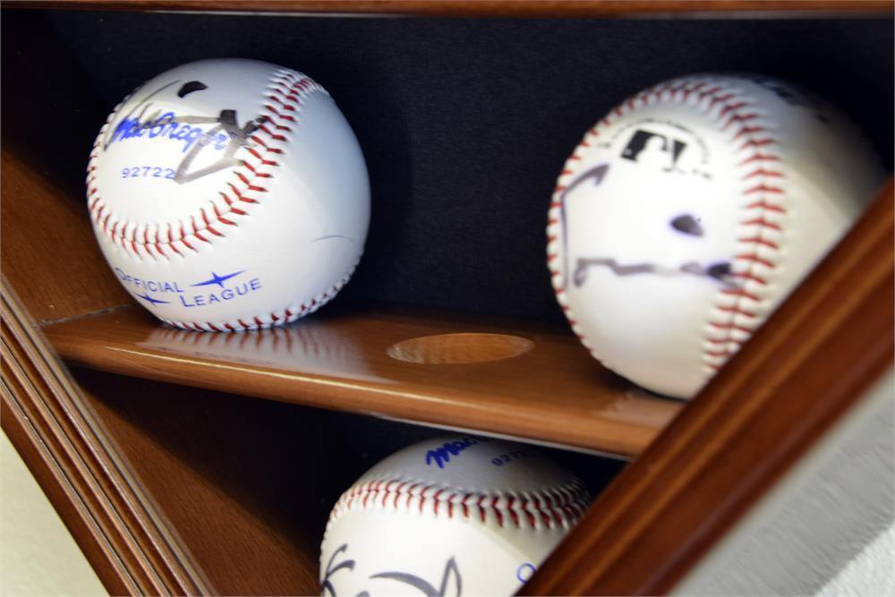 Home Plate Baseball Display / Game Ball / Home Run Ball 