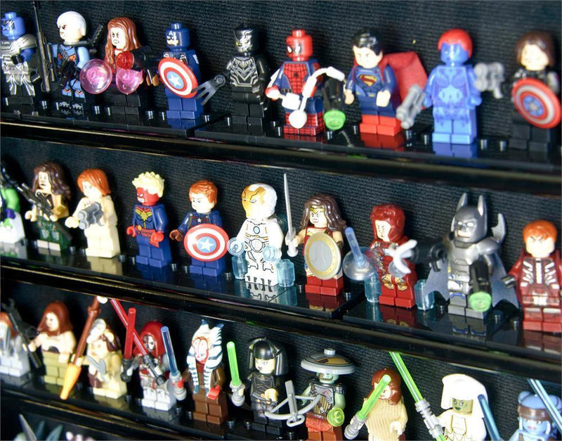 100 LEGO Minifigures Wall Display Cabinet