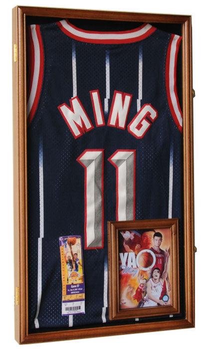 Small Jersey or T-Shirt Shadow Box Cabinet Display Case