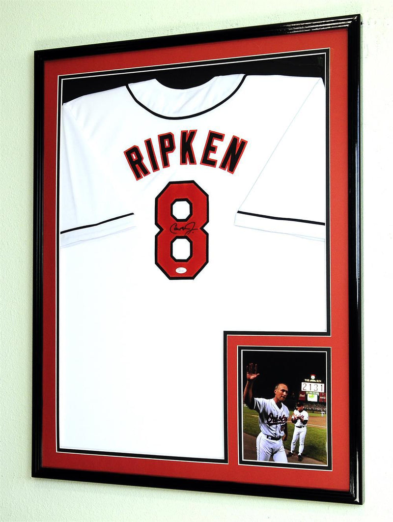 XL Double Matted Custom Framed Jersey Display Case Frame w/98% UV Protection