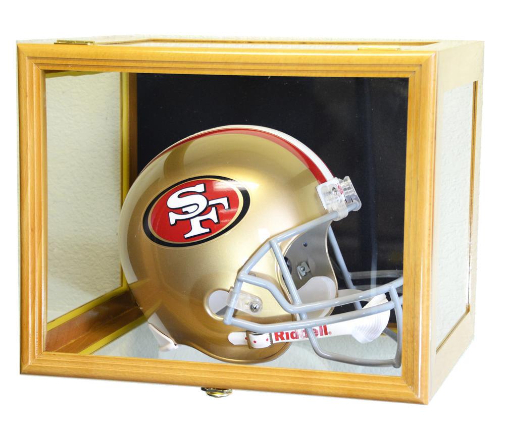 Mounted Memories NFL Classic Helmet Logo Display CASE; San Francisco 49ers